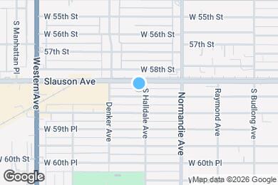 Map image of the property - 1511 W 58th Pl