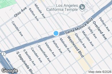 Map image of the property - 10908 SM Blvd, prime Westwood, near transit