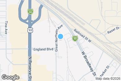 Map image of the property - Great Northern Apartments