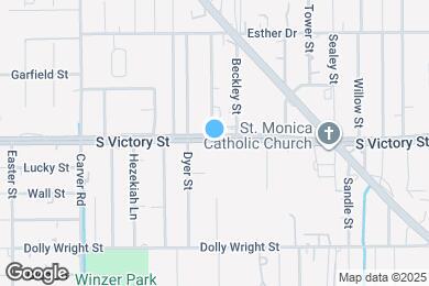 Map image of the property - 1901 S Victory St