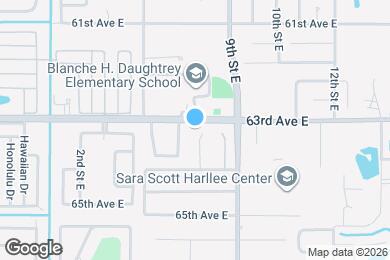 Map image of the property - 6311 7th St Ct E