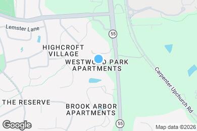 Map image of the property - Westwood Park