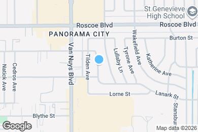 Map image of the property - 8130 Sylmar Ave