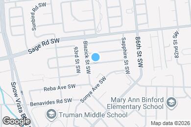 Map image of the property - 9006 Sonya Ave SW