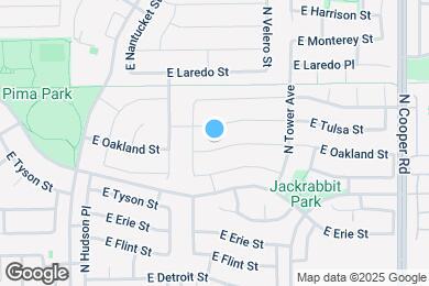 Map image of the property - 1562 E Oakland St