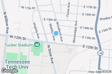Map image of the property - 1215 Maddux Ave