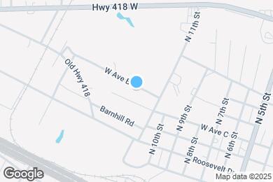 Map image of the property - 745 W Avenue B