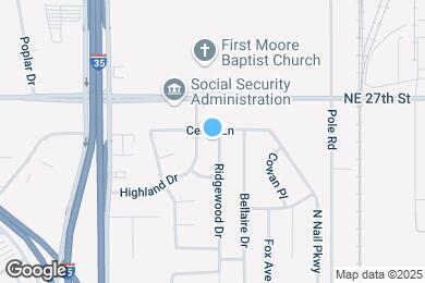 Map image of the property - 2521 Ridgewood Dr
