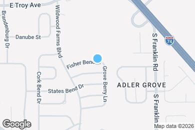 Map image of the property - 8123 Fisher Bend Dr