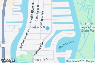 Map image of the property - 2625 NE 13th Ct