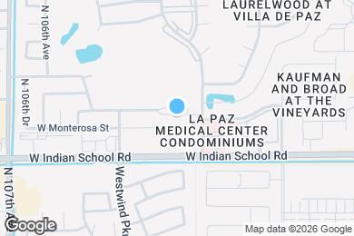 Map image of the property - 10333 W Monterosa Ave