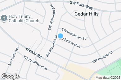Map image of the property - 12920 SW Faircrest St