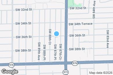 Map image of the property - 8774 SW 36th St
