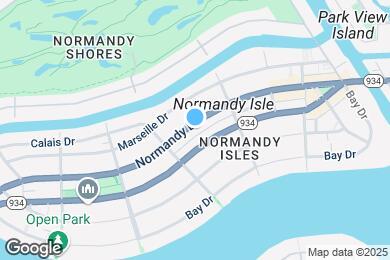 Map image of the property - 1398 Normandy Dr