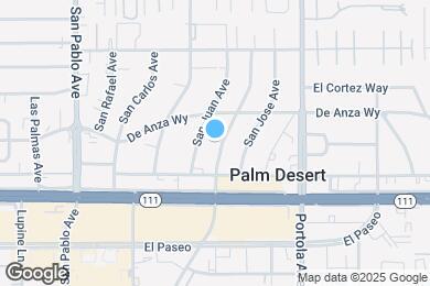 Map image of the property - 44765 San Luis Rey Ave