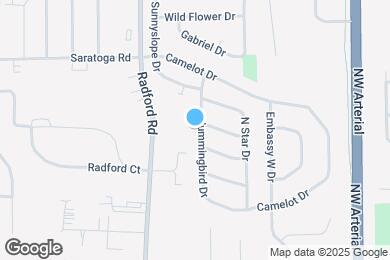 Map image of the property - 2079 Hummingbird Dr