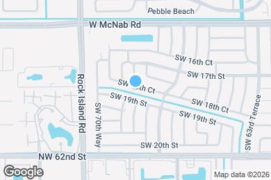 Map image of the property - 6870 SW 18th Ct