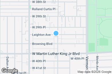 Map image of the property - 3955 S Budlong Ave