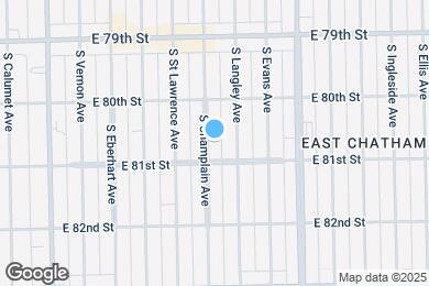 Map image of the property - 8043 S Champlain Ave