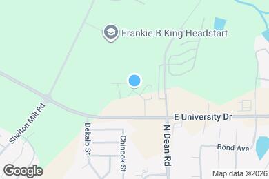 Map image of the property - 2428 E University Dr