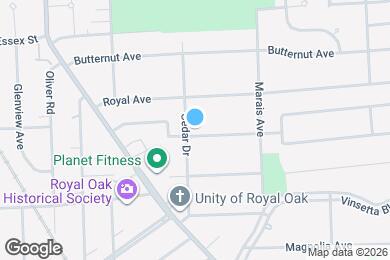 Map image of the property - 1132 Hickory Ave