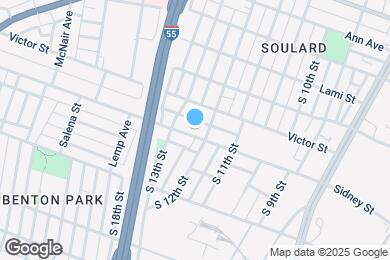 Map image of the property - 1213 Sidney St