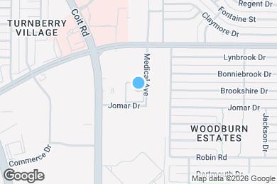 Map image of the property - Villas of Mission Bend