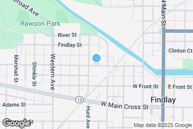 Map image of the property - 418 1/2 Washington St