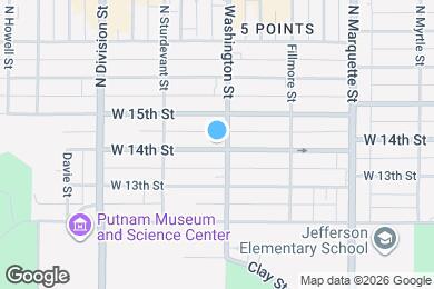 Map image of the property - 1508 W 14th St