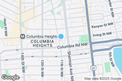 Map image of the property - 3025 11th St NW