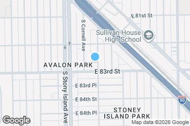 Map image of the property - 8240 S East End Ave