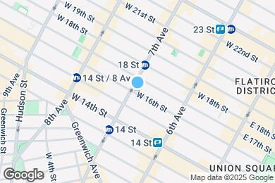 Map image of the property - 161 W 16th St