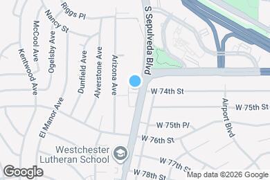 Map image of the property - 7403 S Sepulveda Blvd