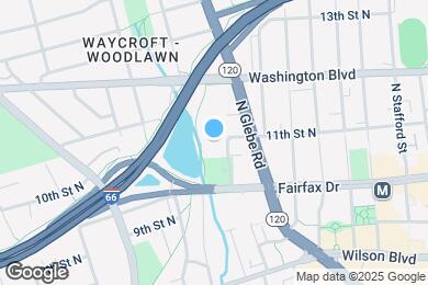 Map image of the property - 1100 N Glebe Rd