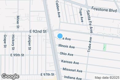 Map image of the property - 2434 Iowa Ave