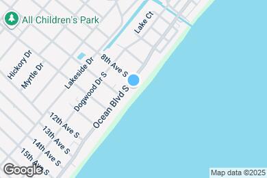 Map image of the property - 813 S Ocean Blvd
