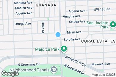 Map image of the property - 1624 Granada Blvd