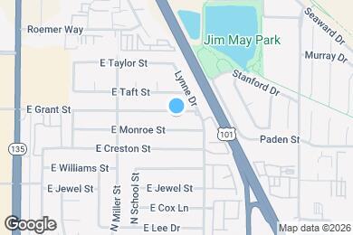 Map image of the property - 526 E Grant St