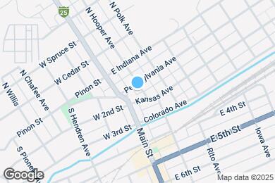 Map image of the property - 117 Pennsylvania Ave
