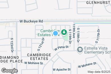 Map image of the property - 12026 W Yuma St
