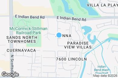 Map image of the property - 7575 E Indian Bend Rd