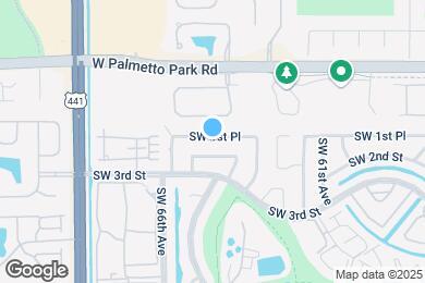 Map image of the property - 9696 SW 1st Pl
