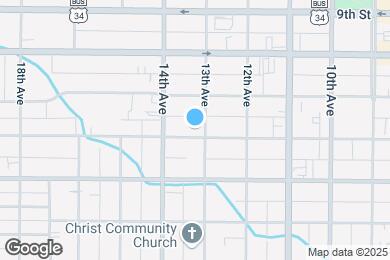 Map image of the property - 1305 12th St