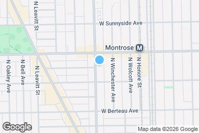 Map image of the property - 4333 N Damen Ave
