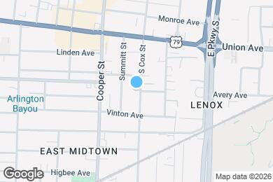 Map image of the property - 519 S Cox St