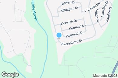 Map image of the property - 618 Averasboro Dr
