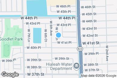 Map image of the property - 4165 W 5th Ln