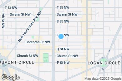 Map image of the property - 1521 Corcoran St NW