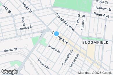 Map image of the property - 4512 Liberty Ave