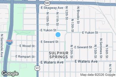 Map image of the property - 8606 N 11th St